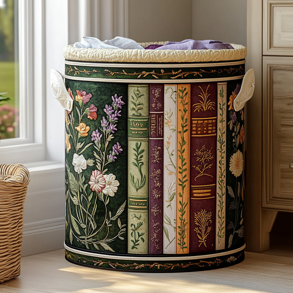 Garden Volume Quilted Laundry Basket